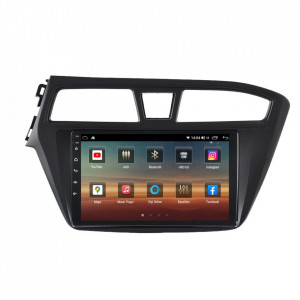 Navigatie dedicata cu Android Hyundai i20 2014 - 2018, 6GB RAM, Radio GPS Dual Zone, Display HD IPS 9" Touchscreen, Internet Wi-Fi si slot SIM 4G, Bluetooth, MirrorLink, USB, Waze