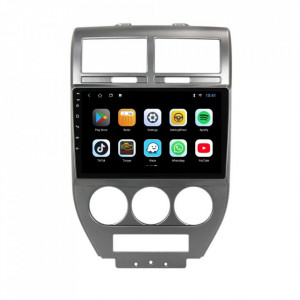 Navigatie dedicata cu Android Jeep Compass I 2006 - 2010, 2GB RAM, Radio GPS Dual Zone, Display HD 10" Touchscreen, Internet Wi-Fi, Bluetooth, MirrorLink, USB, Waze