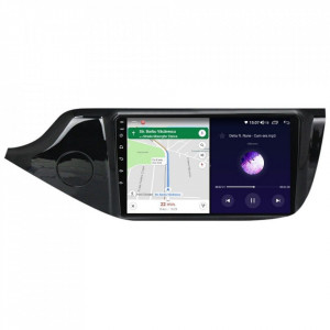 Navigatie dedicata cu Android KIA Ceed 2012 - 2018, 8GB RAM, Radio GPS Dual Zone, Display HD IPS 9" Touchscreen, Internet Wi-Fi si slot SIM 4G, Bluetooth, MirrorLink, USB, Waze