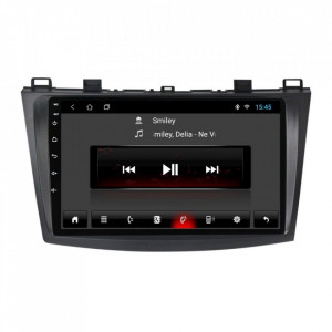 Navigatie dedicata cu Android Mazda 3 2009 - 2013, 2GB RAM, Radio GPS Dual Zone, Display HD 9" Touchscreen, Internet Wi-Fi, Bluetooth, MirrorLink, USB, Waze