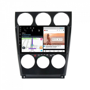 Navigatie dedicata cu Android Mazda 6 2002 - 2008, 1GB RAM, Radio GPS Dual Zone, Display HD 9" Touchscreen, Internet Wi-Fi, Bluetooth, MirrorLink, USB, Waze