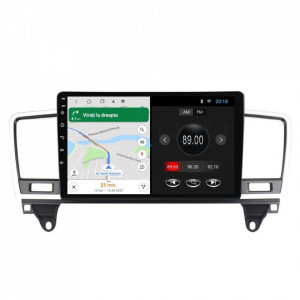 Navigatie dedicata cu Android Mercedes GL-Class GL X166 2012 - 2015, 2GB RAM, Radio GPS Dual Zone, Display HD 9" Touchscreen, Internet Wi-Fi, Bluetooth, MirrorLink, USB, Waze