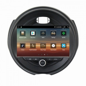 Navigatie dedicata cu Android Mini Cooper 2014 - 2020, 8GB RAM, Radio GPS Dual Zone, Display HD IPS 9" Touchscreen, Internet Wi-Fi si slot SIM 4G, Bluetooth, MirrorLink, USB, Waze
