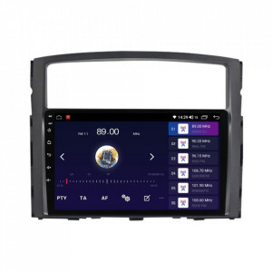 Navigatie dedicata cu Android Mitsubishi Pajero IV 2006 - 2018, 4GB RAM, Radio GPS Dual Zone, Display HD IPS 9" Touchscreen, Internet Wi-Fi si slot SIM 4G, Bluetooth, MirrorLink, USB, Waze