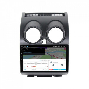 Navigatie dedicata cu Android Nissan Qashqai I 2006 - 2014, 4GB RAM, Radio GPS Dual Zone, Display HD IPS 9" Touchscreen, Internet Wi-Fi si slot SIM 4G, Bluetooth, MirrorLink, USB, Waze