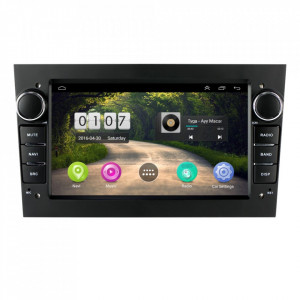 Navigatie dedicata cu Android Opel Corsa C 2000 - 2006, negru, 1GB RAM, Radio GPS Dual Zone, Display HD 7" Touchscreen, Internet Wi-Fi, Bluetooth, MirrorLink, USB, Waze