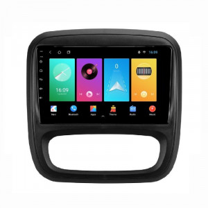 Navigatie dedicata cu Android Opel Vivaro B 2014 - 2019, 1GB RAM, Radio GPS Dual Zone, Display HD 9" Touchscreen, Internet Wi-Fi, Bluetooth, MirrorLink, USB, Waze