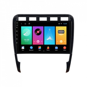 Navigatie dedicata cu Android Porsche Cayenne 2002 - 2010, 1GB RAM, Radio GPS Dual Zone, Display HD 9" Touchscreen, Internet Wi-Fi, Bluetooth, MirrorLink, USB, Waze