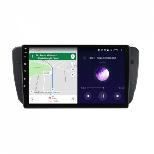 Navigatie dedicata cu Android Seat Ibiza IV 2008 - 2013, 6GB RAM, Radio GPS Dual Zone, Display HD IPS 9" Touchscreen, Internet Wi-Fi si slot SIM 4G, Bluetooth, MirrorLink, USB, Waze