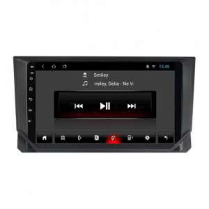 Navigatie dedicata cu Android Seat Ibiza V dupa 2017, 1GB RAM, Radio GPS Dual Zone, Display HD 9" Touchscreen, Internet Wi-Fi, Bluetooth, MirrorLink, USB, Waze