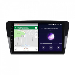 Navigatie dedicata cu Android Skoda Octavia III 2013 - 2020, 8GB RAM, Radio GPS Dual Zone, Display HD IPS 10" Touchscreen, Internet Wi-Fi si slot SIM 4G, Bluetooth, MirrorLink, USB, Waze