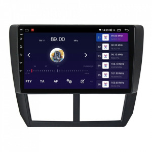 Navigatie dedicata cu Android Subaru Forester 2008 - 2013, 4GB RAM, Radio GPS Dual Zone, Display HD IPS 9" Touchscreen, Internet Wi-Fi si slot SIM 4G, Bluetooth, MirrorLink, USB, Waze