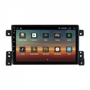 Navigatie dedicata cu Android Suzuki Grand Vitara 2005 - 2015, 8GB RAM, Radio GPS Dual Zone, Display HD IPS 9" Touchscreen, Internet Wi-Fi si slot SIM 4G, Bluetooth, MirrorLink, USB, Waze