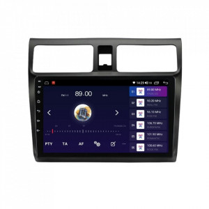 Navigatie dedicata cu Android Suzuki Swift III 2005 - 2010, 8GB RAM, Radio GPS Dual Zone, Display HD IPS 10" Touchscreen, Internet Wi-Fi si slot SIM 4G, Bluetooth, MirrorLink, USB, Waze