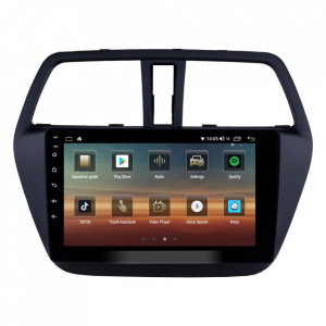 Navigatie dedicata cu Android Suzuki SX4 S-Cross dupa 2013, 6GB RAM, Radio GPS Dual Zone, Display HD IPS 9" Touchscreen, Internet Wi-Fi si slot SIM 4G, Bluetooth, MirrorLink, USB, Waze