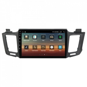 Navigatie dedicata cu Android Toyota Rav4 IV 2013 - 2018, 6GB RAM, Radio GPS Dual Zone, Display HD IPS 10" Touchscreen, Internet Wi-Fi si slot SIM 4G, Bluetooth, MirrorLink, USB, Waze