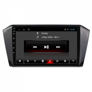 Navigatie dedicata cu Android VW Passat B8 dupa 2015, 1GB RAM, Radio GPS Dual Zone, Display HD 10" Touchscreen, Internet Wi-Fi, Bluetooth, MirrorLink, USB, Waze