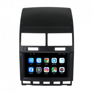 Navigatie dedicata cu Android VW Touareg 7L 2002 - 2011, 1GB RAM, Radio GPS Dual Zone, Display HD 9" Touchscreen, Internet Wi-Fi, Bluetooth, MirrorLink, USB, Waze