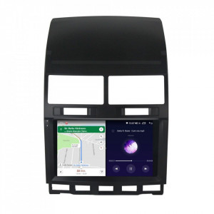 Navigatie dedicata cu Android VW Touareg 7L 2002 - 2011, 6GB RAM, Radio GPS Dual Zone, Display HD IPS 9" Touchscreen, Internet Wi-Fi si slot SIM 4G, Bluetooth, MirrorLink, USB, Waze