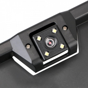 Camera marsarier auto cu 4 LED-uri si suport numar de inmatriculare, Night Vision, rezistenta la apa si praf, cablu video 6m, unghi 170 grade