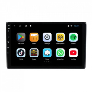 Navigatie dedicata cu Android Audi A4 (B6, B7) 2000 - 2008, 1GB RAM, Radio GPS Dual Zone, Display HD 9" Touchscreen, Internet Wi-Fi, Bluetooth, MirrorLink, USB, Waze