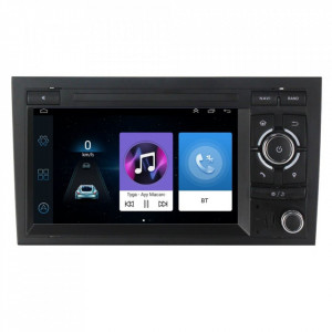 Navigatie dedicata cu Android Audi A4 (B6, B7) 2000 - 2008, 1GB RAM, Radio GPS Dual Zone, Display HD 7" Touchscreen, Internet Wi-Fi, Bluetooth, MirrorLink, USB, Waze