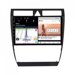 Navigatie dedicata cu Android Audi A6 (C5) 1997 - 2005, 1GB RAM, Radio GPS Dual Zone, Display HD 9" Touchscreen, Internet Wi-Fi, Bluetooth, MirrorLink, USB, Waze