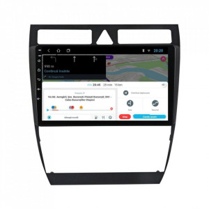 Navigatie dedicata cu Android Audi A6 (C5) 1997 - 2005, 2GB RAM, Radio GPS Dual Zone, Display HD 9" Touchscreen, Internet Wi-Fi, Bluetooth, MirrorLink, USB, Waze