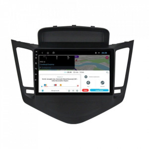 Navigatie dedicata cu Android Chevrolet Cruze 2008 - 2013, 2GB RAM, Radio GPS Dual Zone, Display HD 9" Touchscreen, Internet Wi-Fi, Bluetooth, MirrorLink, USB, Waze