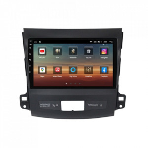 Navigatie dedicata cu Android Citroen C-Crosser 2007 - 2012, 4GB RAM, Radio GPS Dual Zone, Display HD IPS 9" Touchscreen, Internet Wi-Fi si slot SIM 4G, Bluetooth, MirrorLink, USB, Waze