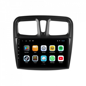 Navigatie dedicata cu Android Dacia Logan II 2012 - 2020, 1GB RAM, Radio GPS Dual Zone, Display HD 10" Touchscreen, Internet Wi-Fi, Bluetooth, MirrorLink, USB, Waze