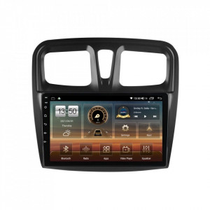 Navigatie dedicata cu Android Dacia Logan II 2012 - 2020, 4GB RAM, Radio GPS Dual Zone, Display HD IPS 10" Touchscreen, Internet Wi-Fi si slot SIM 4G, Bluetooth, MirrorLink, USB, Waze