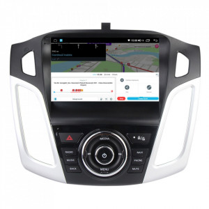 Navigatie dedicata cu Android Ford Focus III 2011 - 2018, 6GB RAM, Radio GPS Dual Zone, Display HD IPS 9" Touchscreen, Internet Wi-Fi si slot SIM 4G, Bluetooth, MirrorLink, USB, Waze