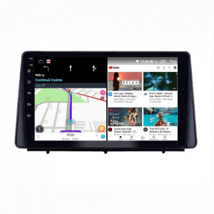 Navigatie dedicata cu Android Ford Focus IV dupa 2018, 6GB RAM, Radio GPS Dual Zone, Display HD IPS 9" Touchscreen, Internet Wi-Fi si slot SIM 4G, Bluetooth, MirrorLink, USB, Waze