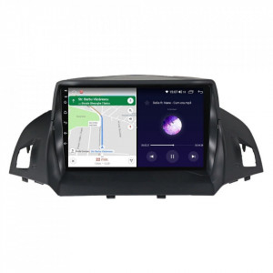 Navigatie dedicata cu Android Ford Kuga II 2012 - 2019, 8GB RAM, Radio GPS Dual Zone, Display HD IPS 9" Touchscreen, Internet Wi-Fi si slot SIM 4G, Bluetooth, MirrorLink, USB, Waze