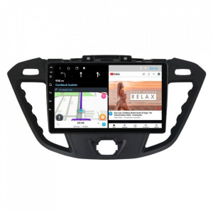 Navigatie dedicata cu Android Ford Transit / Tourneo Custom 2012 - 2018, 1GB RAM, Radio GPS Dual Zone, Display HD 9" Touchscreen, Internet Wi-Fi, Bluetooth, MirrorLink, USB, Waze