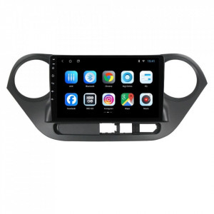 Navigatie dedicata cu Android Hyundai i10 2013 - 2019, 2GB RAM, Radio GPS Dual Zone, Display HD 9" Touchscreen, Internet Wi-Fi, Bluetooth, MirrorLink, USB, Waze