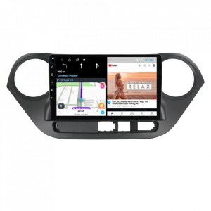 Navigatie dedicata cu Android Hyundai i10 2013 - 2019, 2GB RAM, Radio GPS Dual Zone, Display HD 9" Touchscreen, Internet Wi-Fi, Bluetooth, MirrorLink, USB, Waze