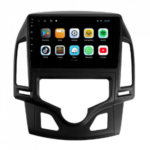 Navigatie dedicata cu Android Hyundai i30 2007 - 2012, clima automata, 2GB RAM, Radio GPS Dual Zone, Display HD 9" Touchscreen, Internet Wi-Fi, Bluetooth, MirrorLink, USB, Waze