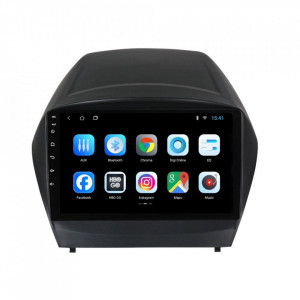 Navigatie dedicata cu Android Hyundai ix35 2009 - 2015, 1GB RAM, Radio GPS Dual Zone, Display HD 9" Touchscreen, Internet Wi-Fi, Bluetooth, MirrorLink, USB, Waze