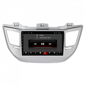 Navigatie dedicata cu Android Hyundai Tucson 2015 - 2018, 1GB RAM, Radio GPS Dual Zone, Display HD 9" Touchscreen, Internet Wi-Fi, Bluetooth, MirrorLink, USB, Waze