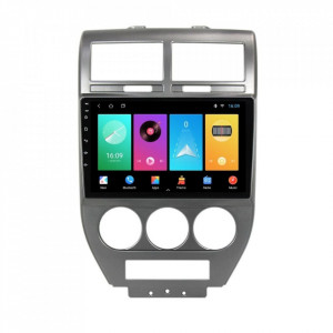 Navigatie dedicata cu Android Jeep Compass I 2006 - 2010, 2GB RAM, Radio GPS Dual Zone, Display HD 10" Touchscreen, Internet Wi-Fi, Bluetooth, MirrorLink, USB, Waze