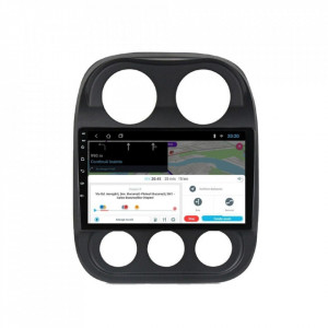 Navigatie dedicata cu Android Jeep Compass I 2011 - 2016, 2GB RAM, Radio GPS Dual Zone, Display HD 10" Touchscreen, Internet Wi-Fi, Bluetooth, MirrorLink, USB, Waze