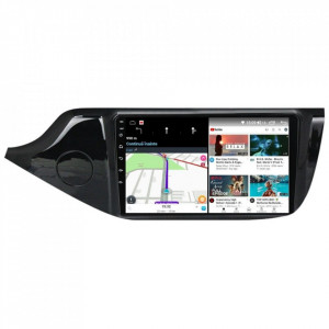 Navigatie dedicata cu Android KIA Ceed 2012 - 2018, 8GB RAM, Radio GPS Dual Zone, Display HD IPS 9" Touchscreen, Internet Wi-Fi si slot SIM 4G, Bluetooth, MirrorLink, USB, Waze