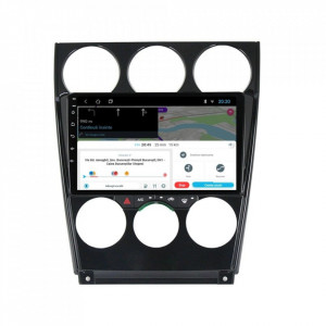 Navigatie dedicata cu Android Mazda 6 2002 - 2008, 1GB RAM, Radio GPS Dual Zone, Display HD 9" Touchscreen, Internet Wi-Fi, Bluetooth, MirrorLink, USB, Waze