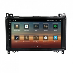 Navigatie dedicata cu Android Mercedes B-Class W245 2005 - 2011, 4GB RAM, Radio GPS Dual Zone, Display HD IPS 9" Touchscreen, Internet Wi-Fi si slot SIM 4G, Bluetooth, MirrorLink, USB, Waze
