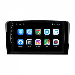 Navigatie dedicata cu Android Mercedes M-Class ML W164 2005 - 2012, 1GB RAM, Radio GPS Dual Zone, Display HD 9" Touchscreen, Internet Wi-Fi, Bluetooth, MirrorLink, USB, Waze