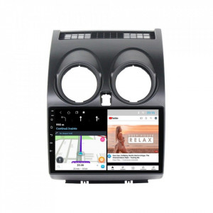 Navigatie dedicata cu Android Nissan Qashqai I 2006 - 2014, 2GB RAM, Radio GPS Dual Zone, Display HD 9" Touchscreen, Internet Wi-Fi, Bluetooth, MirrorLink, USB, Waze