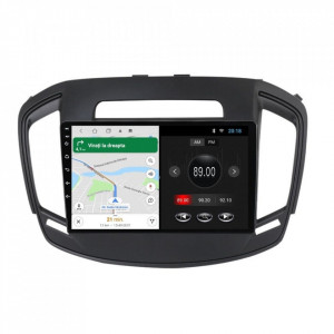 Navigatie dedicata cu Android Opel Insignia A 2013 - 2017, 2GB RAM, Radio GPS Dual Zone, Display HD 9" Touchscreen, Internet Wi-Fi, Bluetooth, MirrorLink, USB, Waze