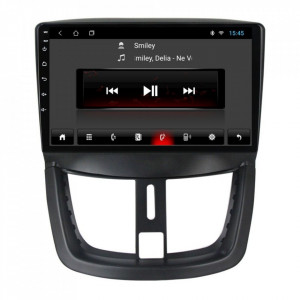 Navigatie dedicata cu Android Peugeot 207 2006 - 2015, 1GB RAM, Radio GPS Dual Zone, Display HD 9" Touchscreen, Internet Wi-Fi, Bluetooth, MirrorLink, USB, Waze